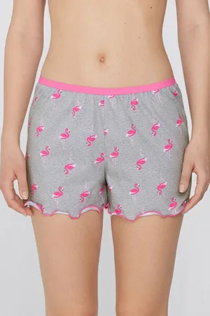 Tezenis Pantaloncini Corti in Cotone Stampato Punto Bambola Donna