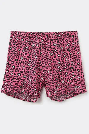 Tezenis Short in Tela di Viscosa con Balza Bambina