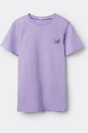 Tezenis T-Shirt Cotone Girocollo con Ricamo Bimba Bambina