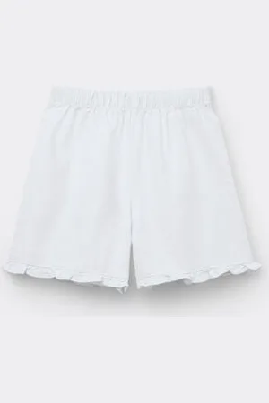 Tezenis Short in Denim con Ruches Bimba Bambina