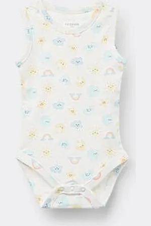Tezenis Body Bebè Spalla Larga in 100% Cotone Stampato