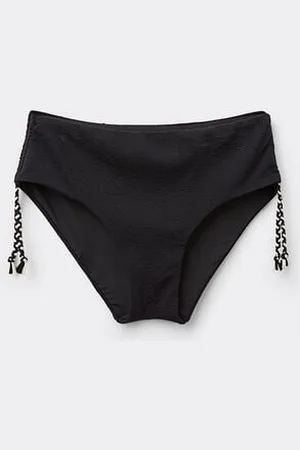 Tezenis Bikini Slip Alto Coulisse Tiki Texture Donna