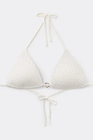 Tezenis Bikini Triangolo Leggermente Imbottito Precious Net Donna