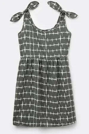 Tezenis Vestito Corto con Nodi Tela Viscosa Donna