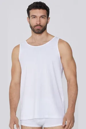 Tezenis Canotta Spalla Larga Girocollo in Cotone Uomo