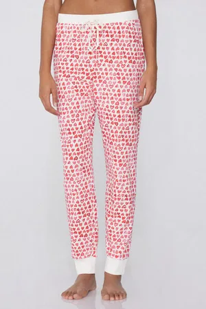 Tezenis Pantalone Lungo Cotone Stampato con Coulisse Donna