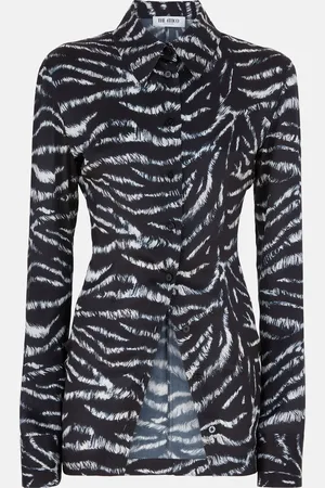 The Attico Nero and bianco shirt