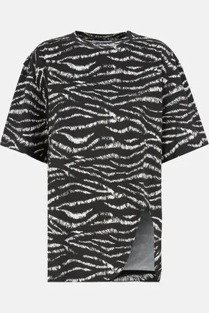 The Attico T-shirt nero and bianco