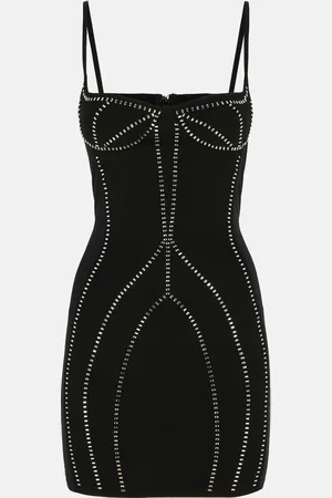 The Attico Nero mini dress