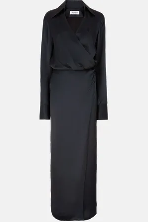 The Attico Nero midi dress