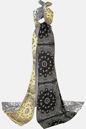 The Attico Abito lungo "Dara" bandana