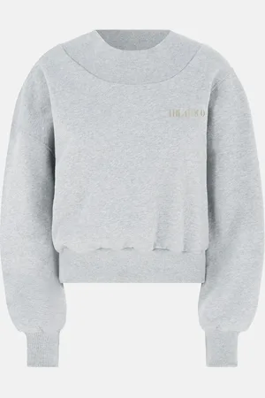 The Attico Melange grigio and beige sweatshirt