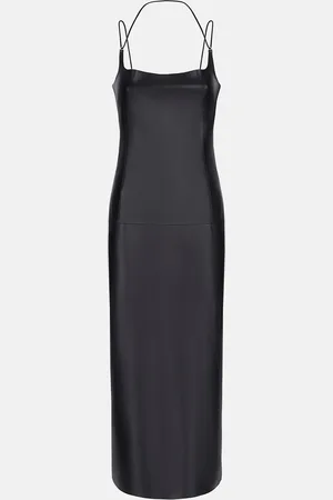 The Attico Nero midi dress