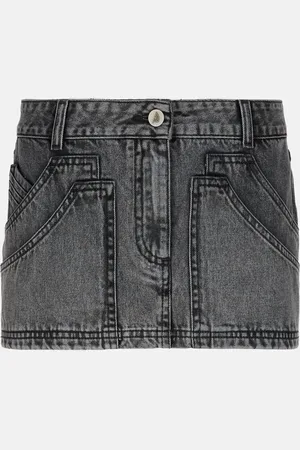 The Attico Nero mini skirt