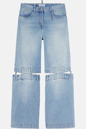 The Attico Sky blu long pants
