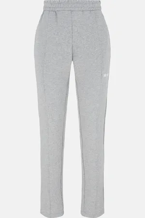 The Attico Melange grigio long pants