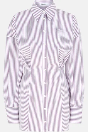 The Attico White and purple mini dress