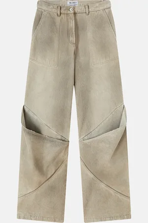 The Attico Vintage grigio long pants