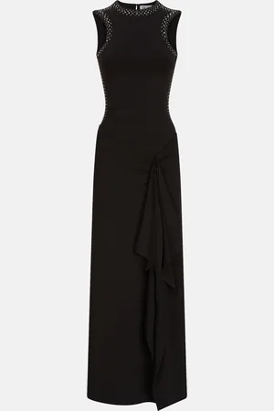 The Attico Nero midi dress