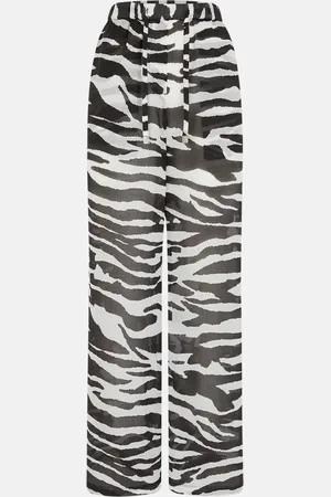 The Attico White and nero long pant