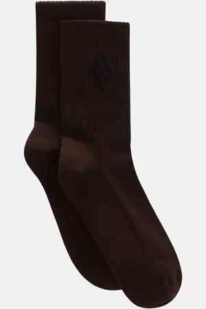 The Attico Nero and marrone socks