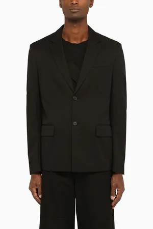 OFF-WHITE Blazer classico nero in lana