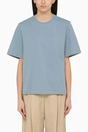 By Malene Birger T-shirt girocollo ampia azzurra in cotone organico