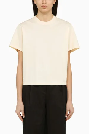 Loulou Studio T-shirt girocollo avorio