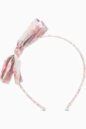BONPOINT Cerchietto rosa con maxi fiocco