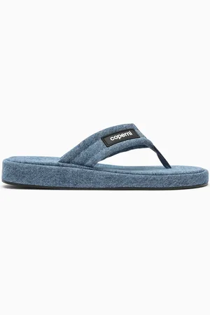 COPERNI Infradito in denim con logo