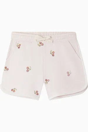 BONPOINT Shorts Caroline rosa cipria in cotone