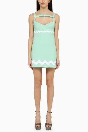 Patou Mini abito verde menta in cotone