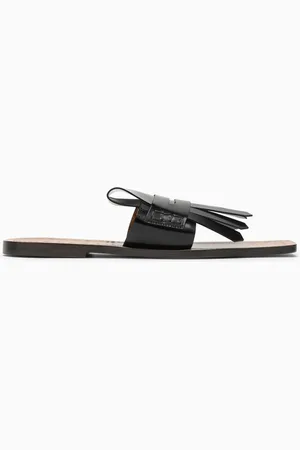 Marni Sandalo Bambi nero in pelle