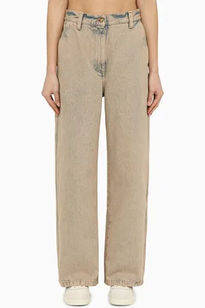 Palm Angels Jeans ampio in denim rosato