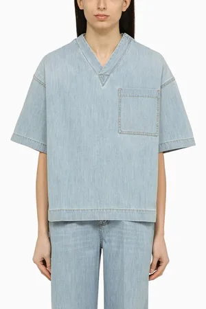 Bottega Veneta T-shirt Light bleach in denim