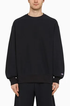 Champion Felpa girocollo blu in misto cotone