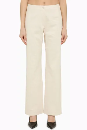 OUR LEGACY Pantalone regolare bianco in cotone