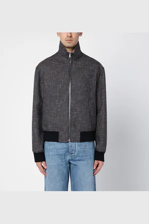 Bottega Veneta Bomber in misto lana testurizzata