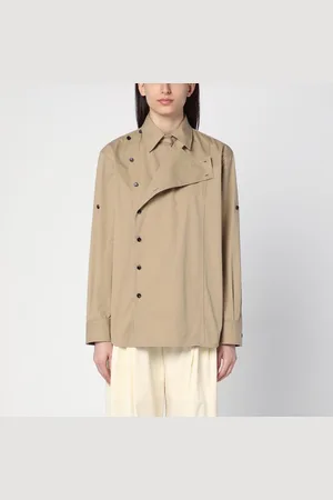 Bottega Veneta Camicia in twill di cotone color desert