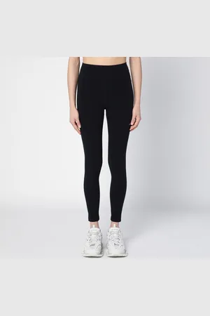 Balenciaga Leggings Activewear nero in misto nylon opaco