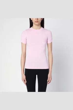 Balenciaga T-Shirt Beverly Hills rosa in cotone