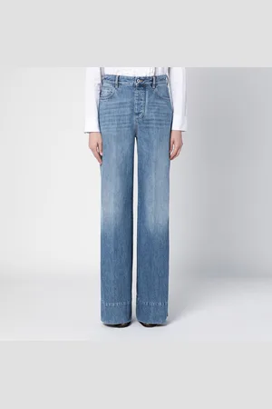 Bottega Veneta Jeans Wide leg in denim blu