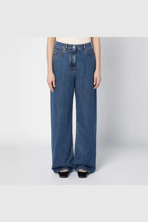 VALENTINO Jeans ampio blu in denim