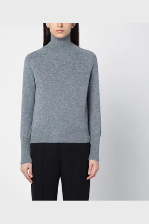 Victoria Beckham Maglia dolcevita grigia in lana