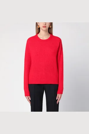 Roberto Collina Maglia rossa in misto cashmere e seta