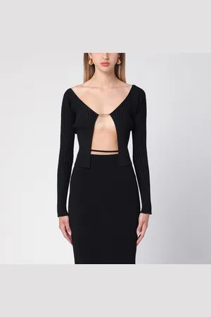 Jacquemus Cardigan La Maille Pralu Longue nero