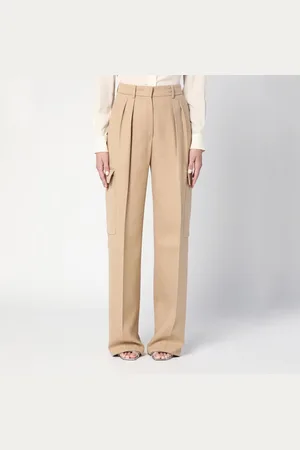 Sportmax Pantalone cargo color caramello