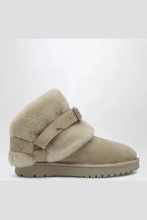 Burberry Stivali da neve Chubby in suede e shearling
