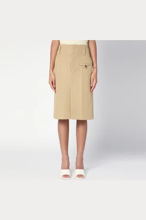 Bottega Veneta Gonna midi in tela di cotone