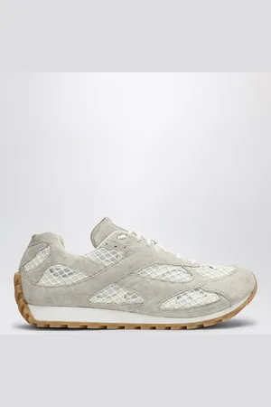 Bottega Veneta Sneaker bassa Orbit in suede vintage e mesh